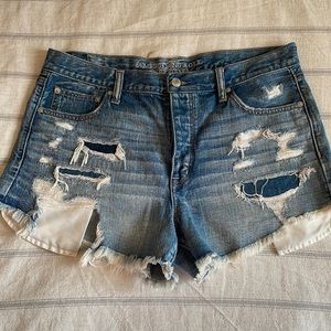 American Eagle High Rise Jean Shorts